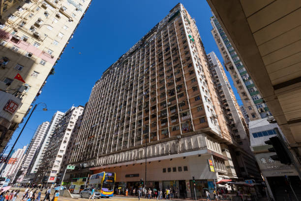 120+ Old Street Of North Point Hong Kong Asia Stock Photos, Pictures