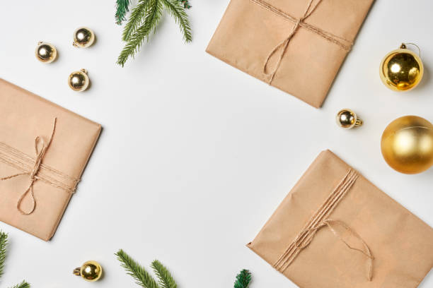 istock Preparing Christmas gifts at home 1335925727