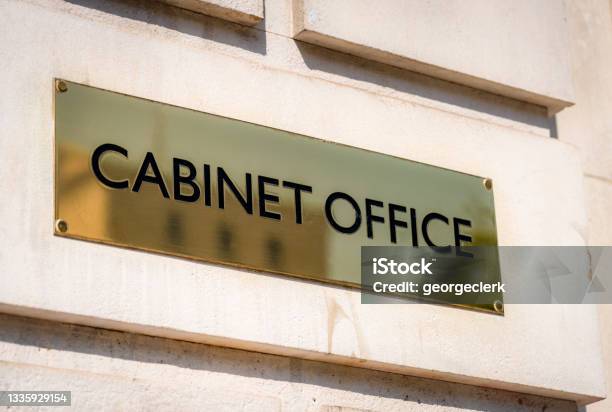 Cabinet Office Sign Uk Government Stock Photo - Download Image Now - Cabinet Office, Sign, Government