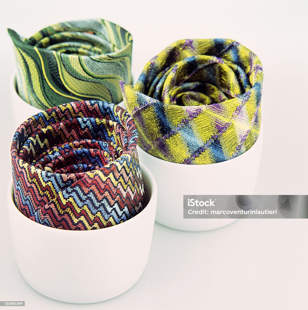 Cravatte dans zuccheriere à nouer au cou et au sucre bols - Photo de Cravate libre de droits