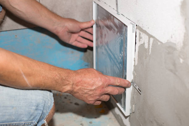 istock Installation Empty space for shelf under the bath. Maintenance repair renovation in the flat. 1335935170