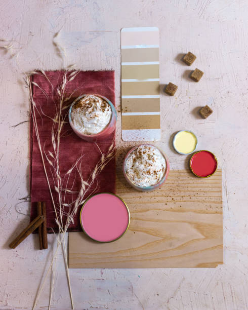 istock Color palette mood board for interior design and decor 1335938918