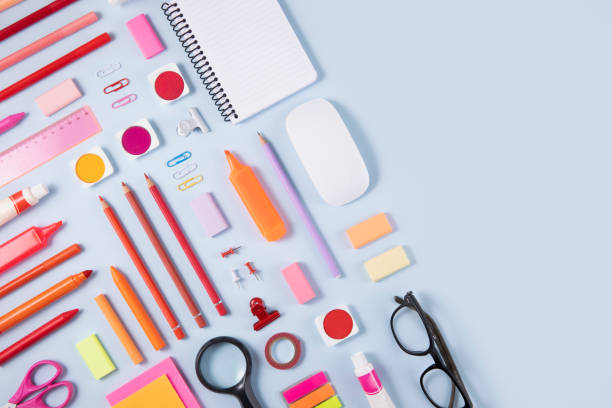 istock Back to School Knolling with School Supplies 1335941112