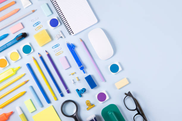 istock Back to School Knolling with School Supplies 1335941185