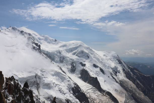 istock Mountain ranges around the Aiguille du Midi 1335941544