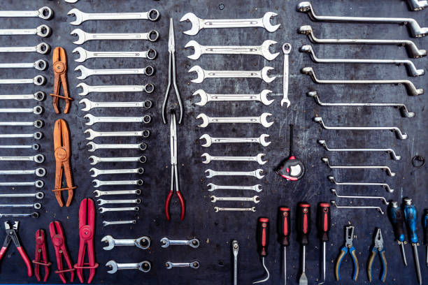 istock Photo of a Mechanic Tools in Workshop. 1335957335