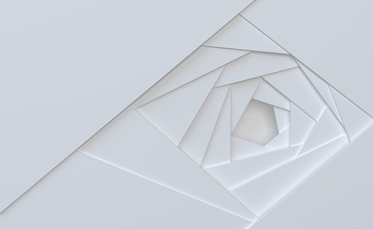 Abstract Geometric Clean White Background