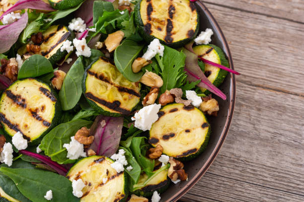 istock Grilled green zucchini salad 1335960183