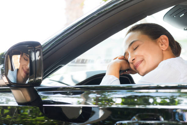 istock Woman in Car 1335961508