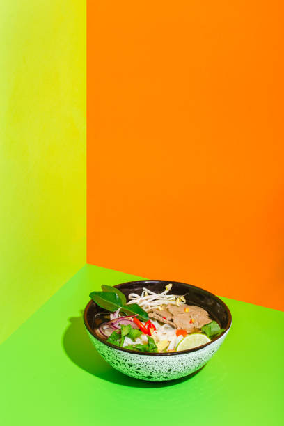 Fo Bo - Vietnamese Beef Soup on green