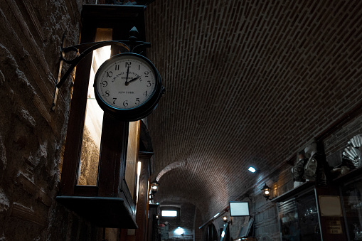 Interior of the bus depot in Vancouver BC, Canada