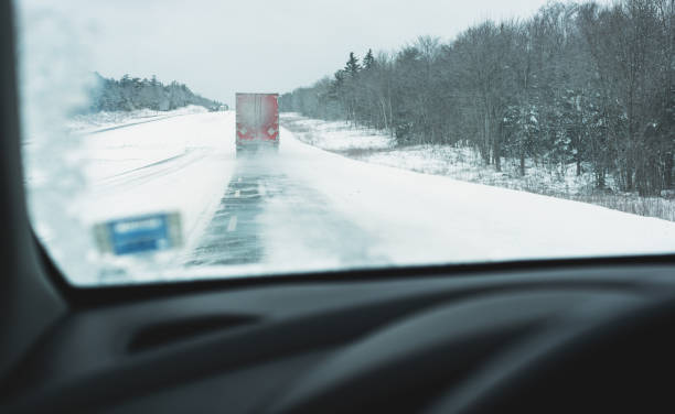 istock Trucking In Winter 1335971325