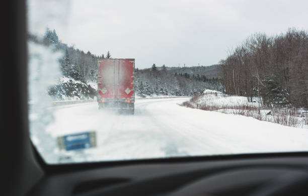 istock Trucking In Winter 1335971329