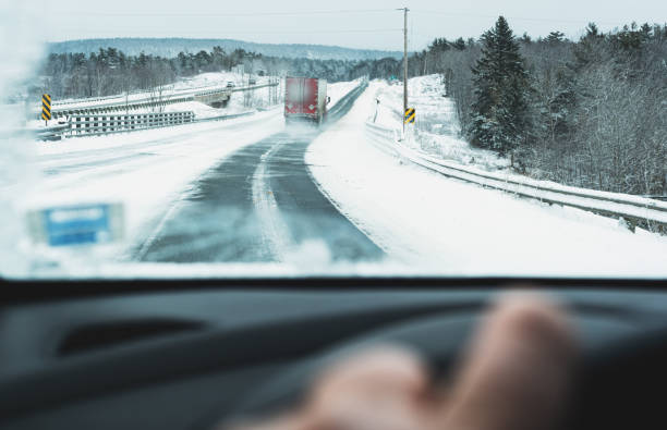 istock Trucking In Winter 1335971334