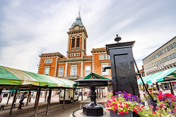 Chesterfield Market Hall in Derbyshire, England