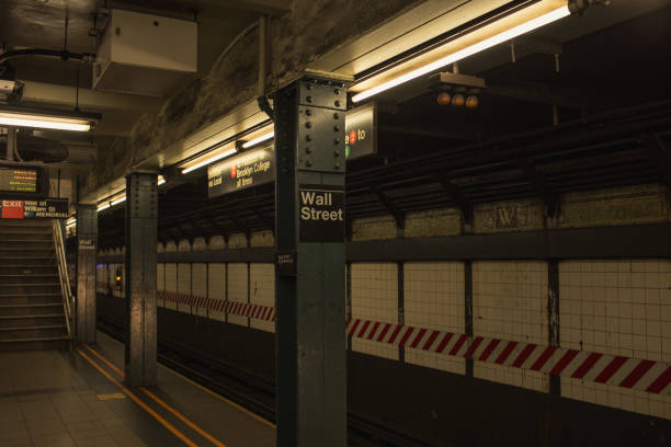 istock NYC Subway station Wall Street 1335973447