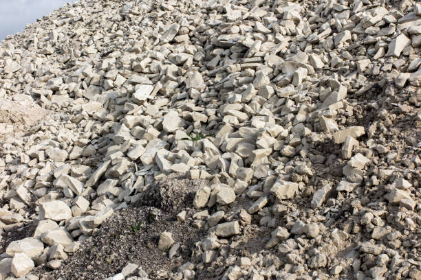 istock pile of rocks with decaying chalk rock 1335977931