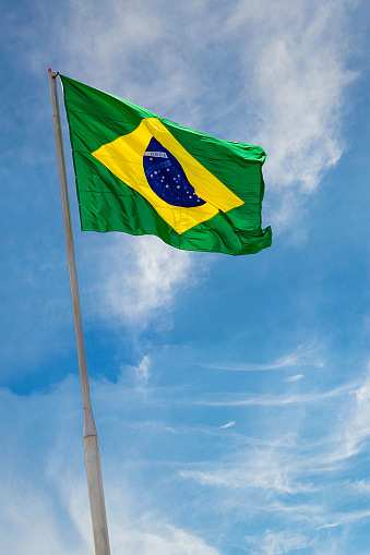 Bandera Nacional de Brasil. photo