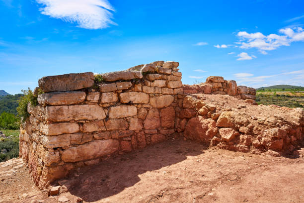 istock Torrejon de Gatova ruins from Iberians in Spain 1335991760