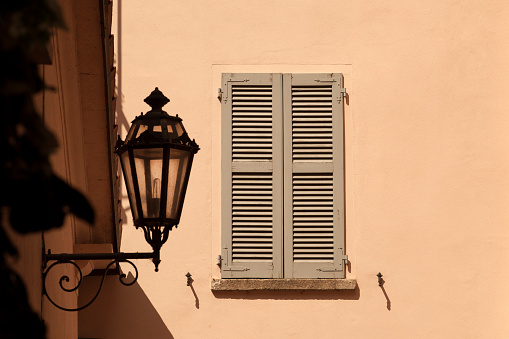Window shutters in Lake Como, Italy.
