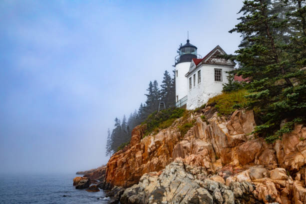 Bass Harbor Head Lighthouse, Acadia National Park, Maine, United States