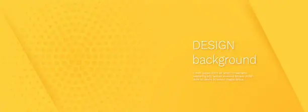 Vector illustration of Abstract background modern hipster futuristic graphic. Illuminating Yellow background with stripes. Vector abstract background texture design, bright poster, banner yellow background Vector