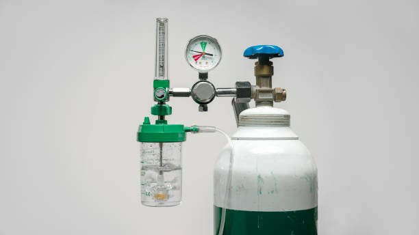 istock Covid-19 crisis, oxygen shortage cylinder , empty tank. 1336031371