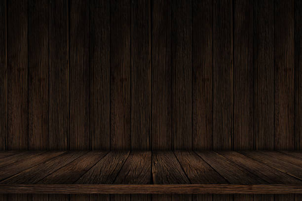 istock Empty wooden table top. used for display or montage your products 1336043181