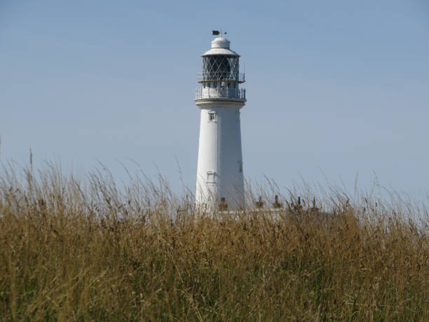 istock Flanborough Head Lighthouse from the cliff edge 1336046203