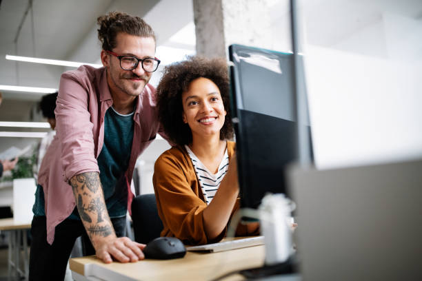 istock Collaboration and analysis by business people working in office 1336051396