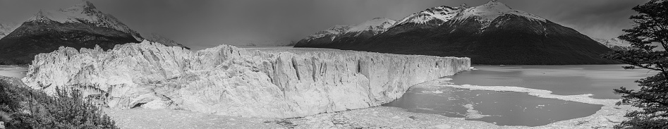 Monochromatic image of Glacier National Park in Infra Red with a fully converted camera showing a unique perspective of this incredible Park in Montana.