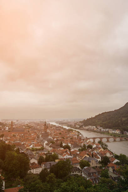 istock Beautiful sunrise over Heidelberg in Germany 1336057169