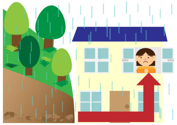istock People who evacuate vertically because they cannot evacuate to the evacuation center in time 1336059852