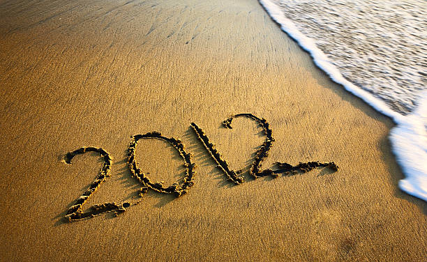 istock New year date on the beach 133605995