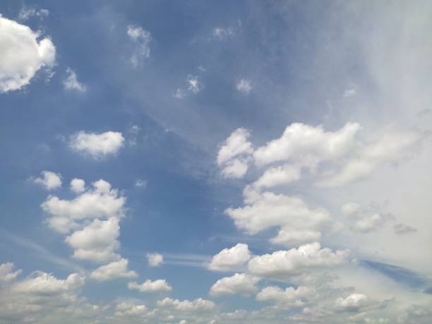 istock sky in winter over the fields beautiful and warm . 1336064340