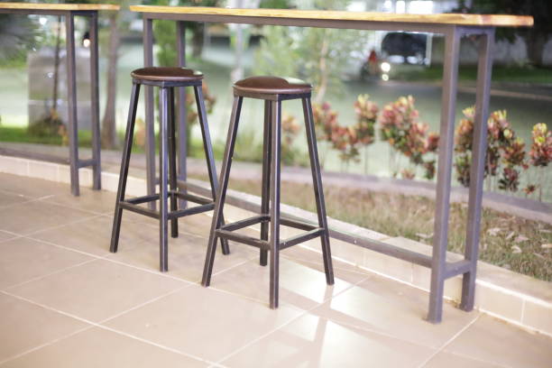 istock Chair and table in cafe 1336064877