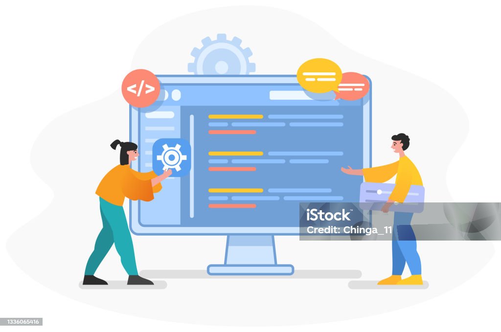 Learn Code Writing Basics Online Programming Courses Learn How To Code Write Basic Code Stock ...