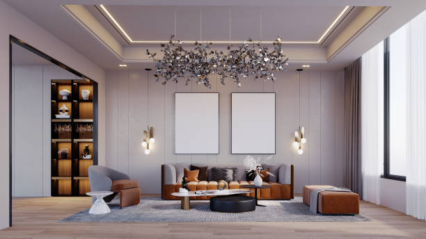 istock modern colorful living room. 1336073998