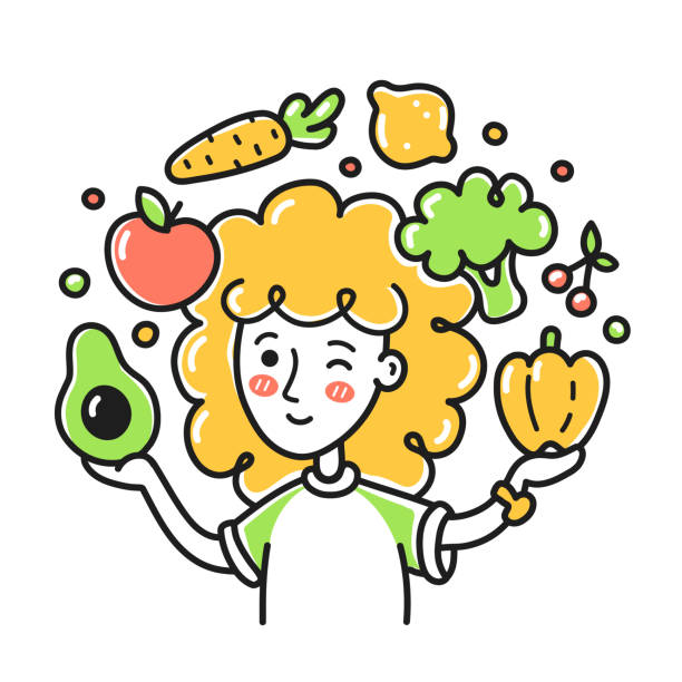 1,869 Child Eating Vegetables Illustrations & Clip Art - iStock | Black  child eating vegetables