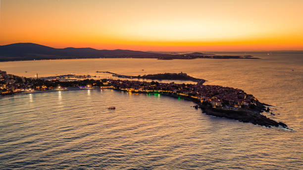istock Sunset over Sozopol, Bulgaria 1336091745
