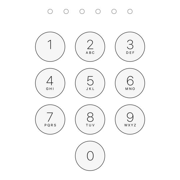 170+ Enter Pin Number Illustrations, Royalty-Free Vector Graphics ...