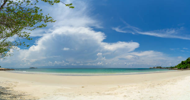 istock Beach sea and sky, panorama 1336100826