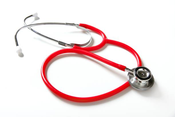 istock Medical still photo, stethoscope over white 1336102968