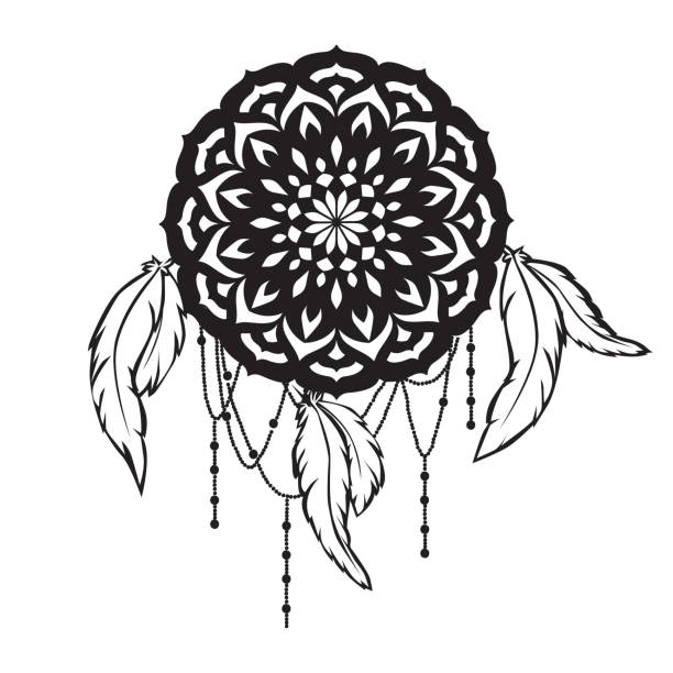 Indian Dream Catcher Tattoo Illustrations, Royalty-Free Vector Graphics &  Clip Art - iStock
