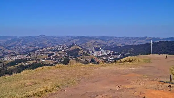 View of the city of Águas de Lindóia from the Morro Pelado - August 2021 - Águas de Lindóia / Brazil