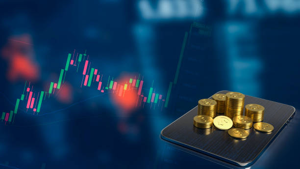 istock gold coins on tablet for business concept 3d rendering 1336110504