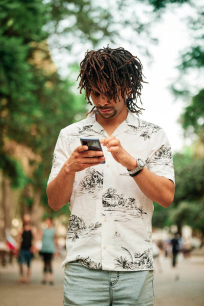 istock portrait of a black man with Dreadlocks - concept lifestyle 1336117956