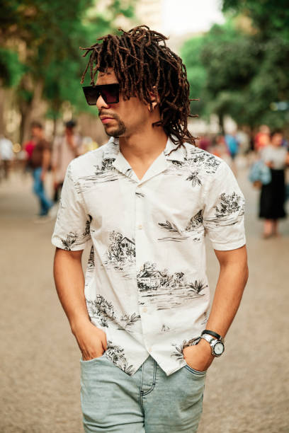 istock portrait of a black man with Dreadlocks - concept lifestyle 1336118034