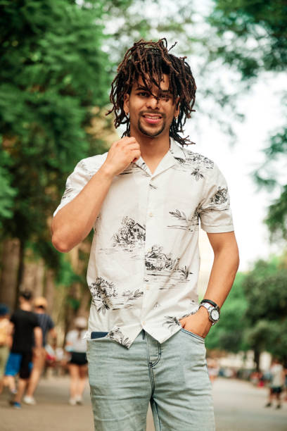 istock portrait of a black man with Dreadlocks - concept lifestyle 1336118036