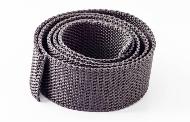 istock rough textured gray nylon fabric belt isolated 1336121594